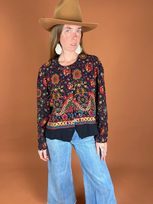 Vintage 70's Floral Shirt 12