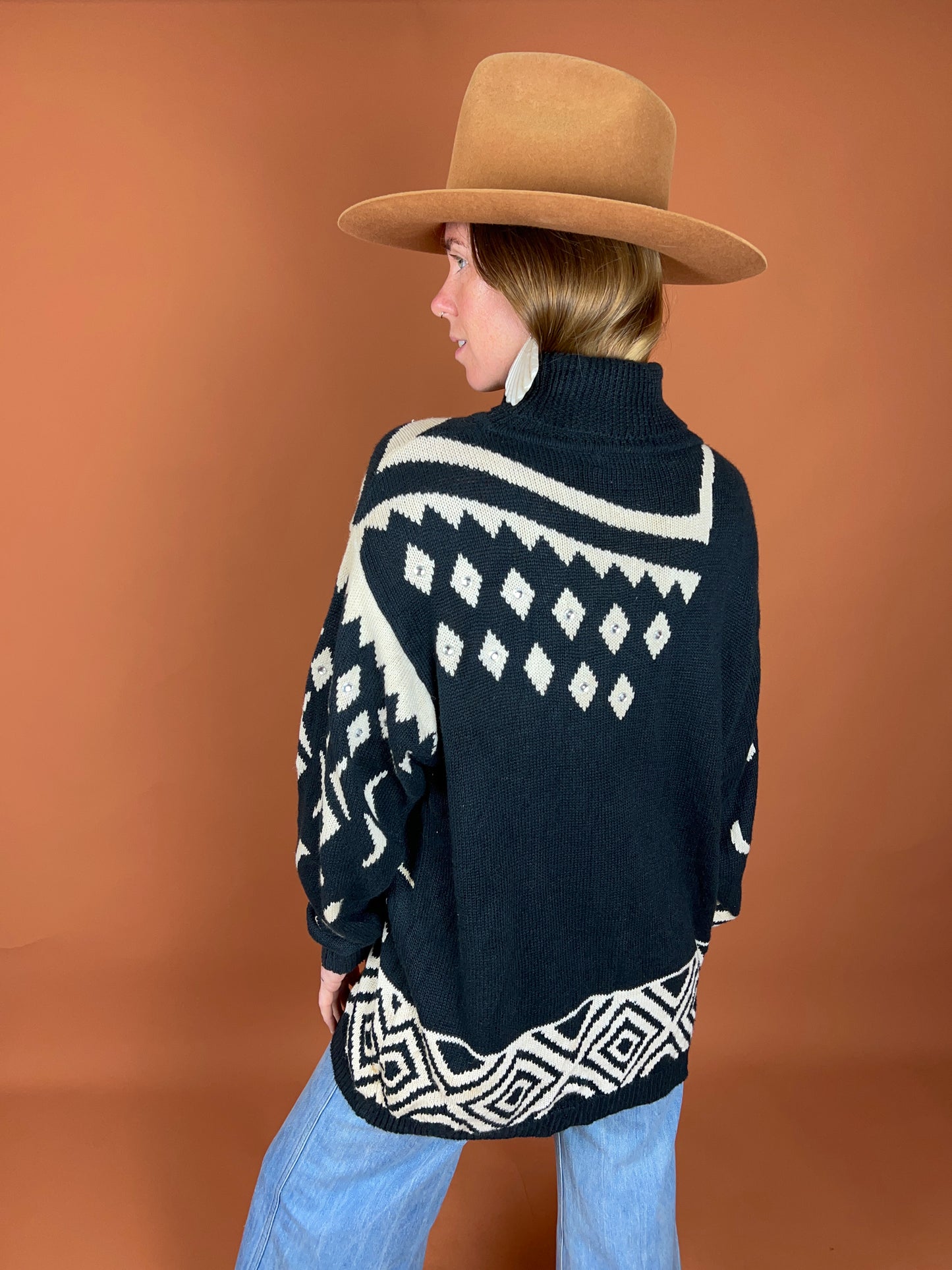 VINTAGE 80's Knit Jumper 14-16