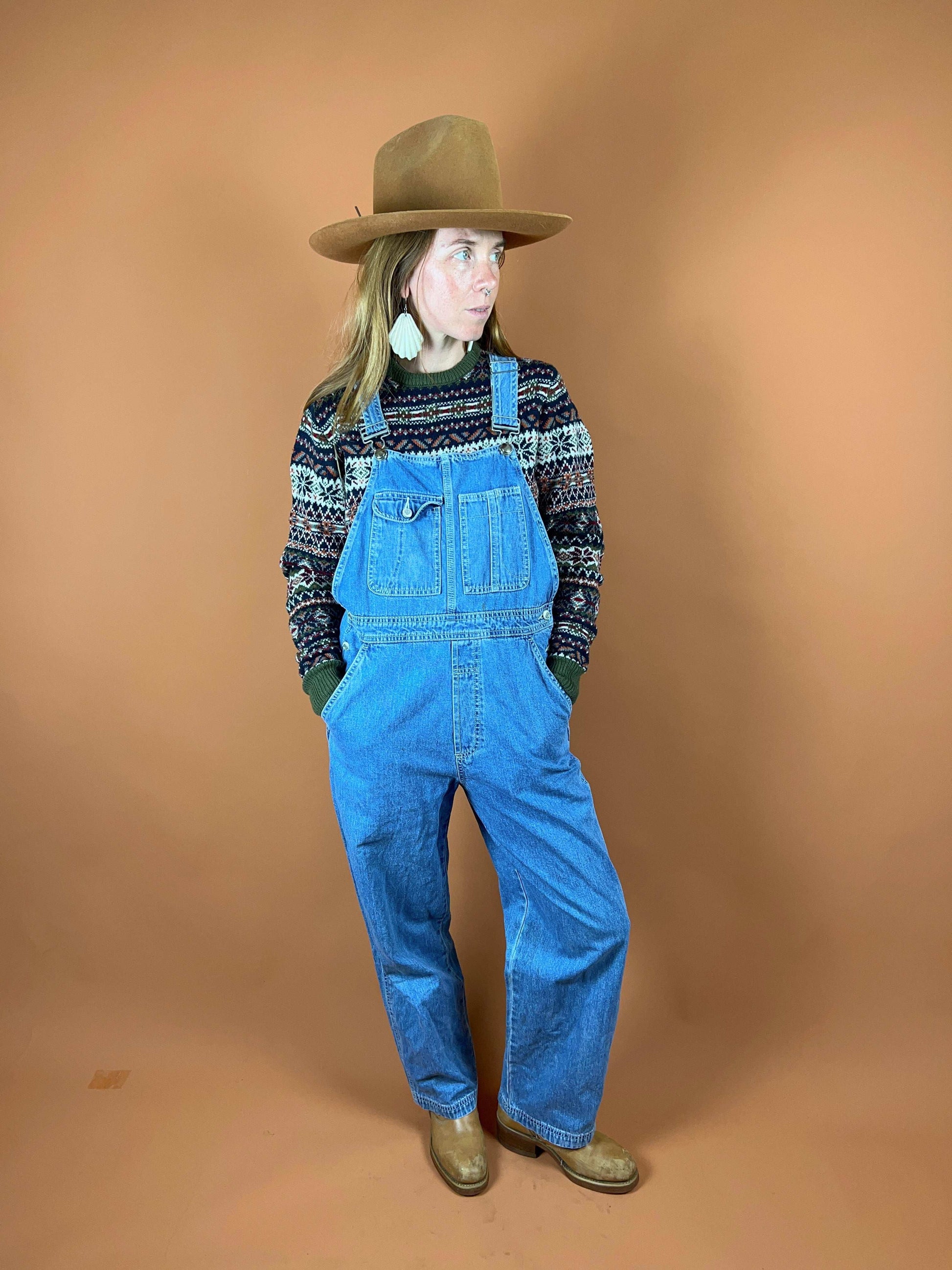 VTG 90's Denim Overalls 10