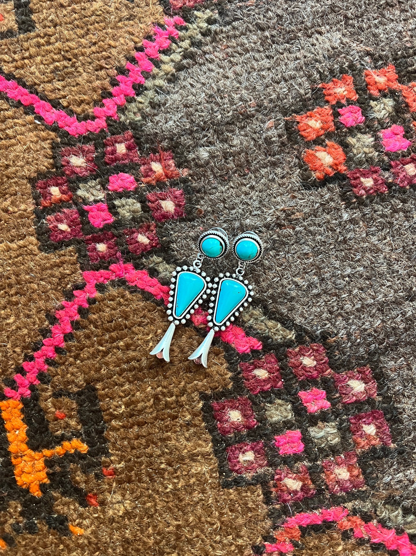 ISAC Squash Turquoise Post Earrings