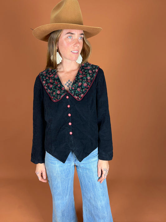 VINTAGE 60's Corduroy Jacket 12-14