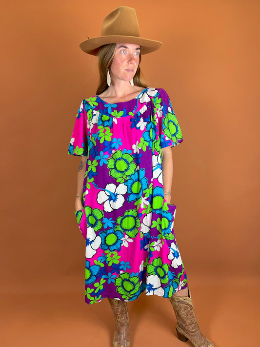 VINTAGE 60's Midi Dress 16