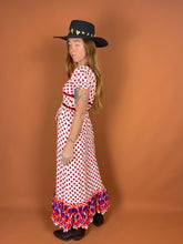Load image into Gallery viewer, VTG 60&#39;s/70&#39;s Floral Prairie Maxi Dress 6