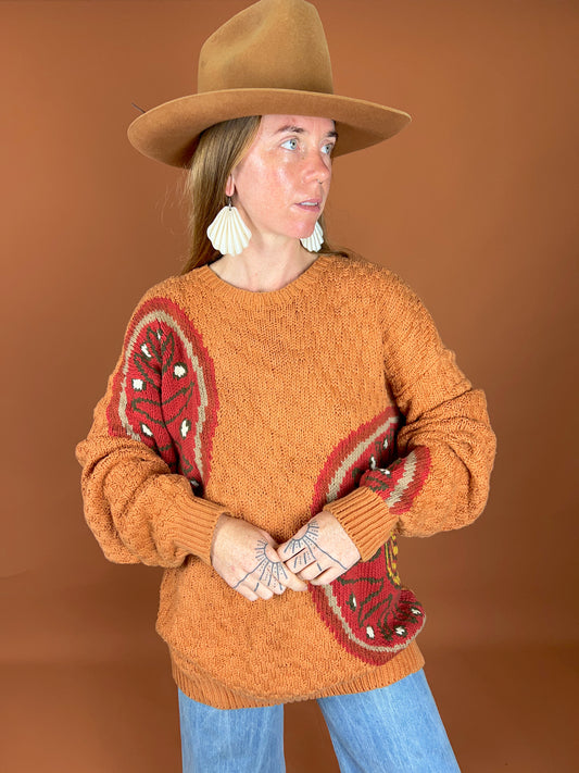 VINTAGE 80's Knit Jumper 14-16