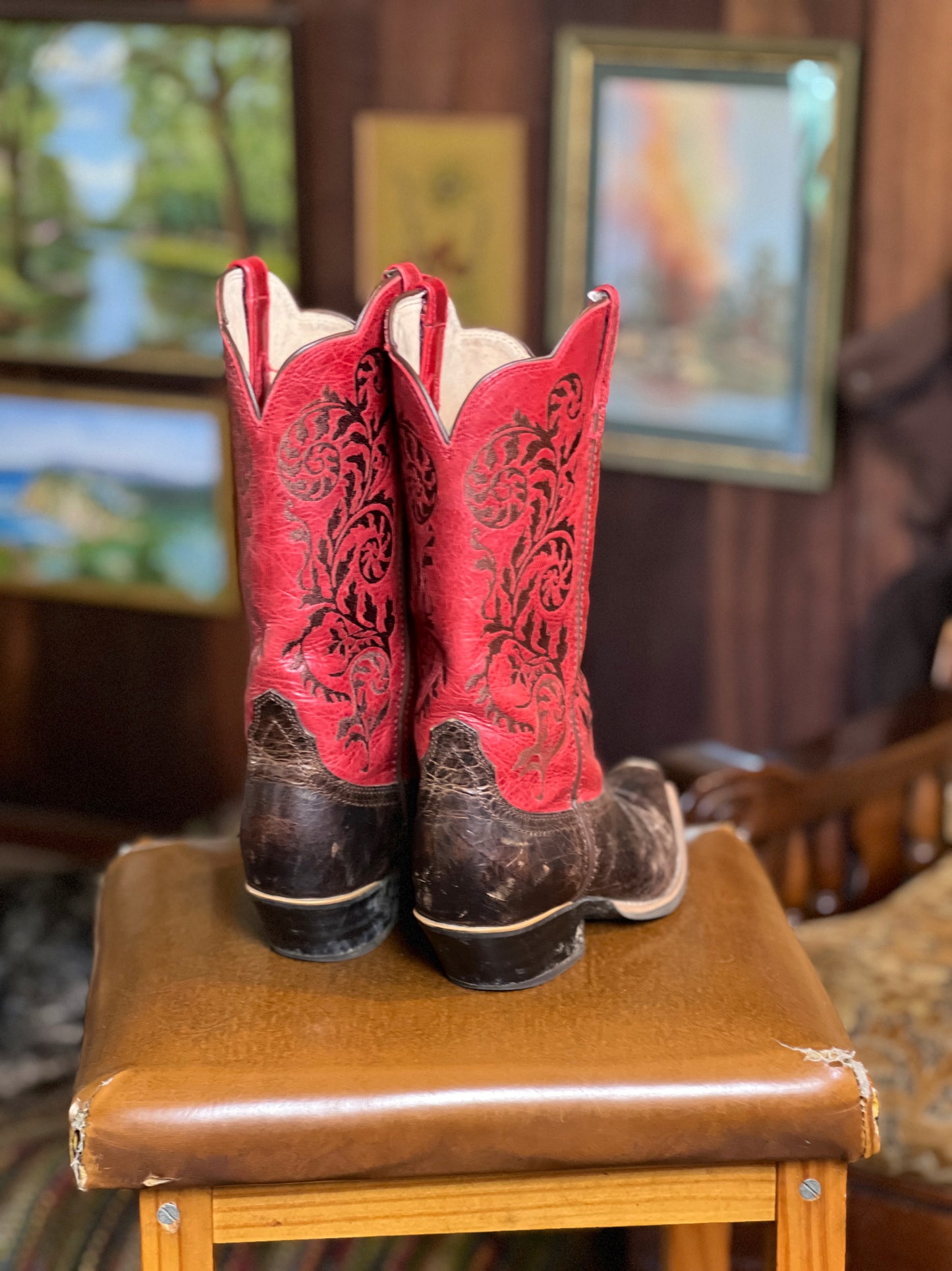 Y2K Twisted X Cowboy Two Tone Boots 38