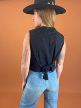 Load image into Gallery viewer, VTG 70&#39;s/80&#39;s Cotton Embroidered Vest 8-10