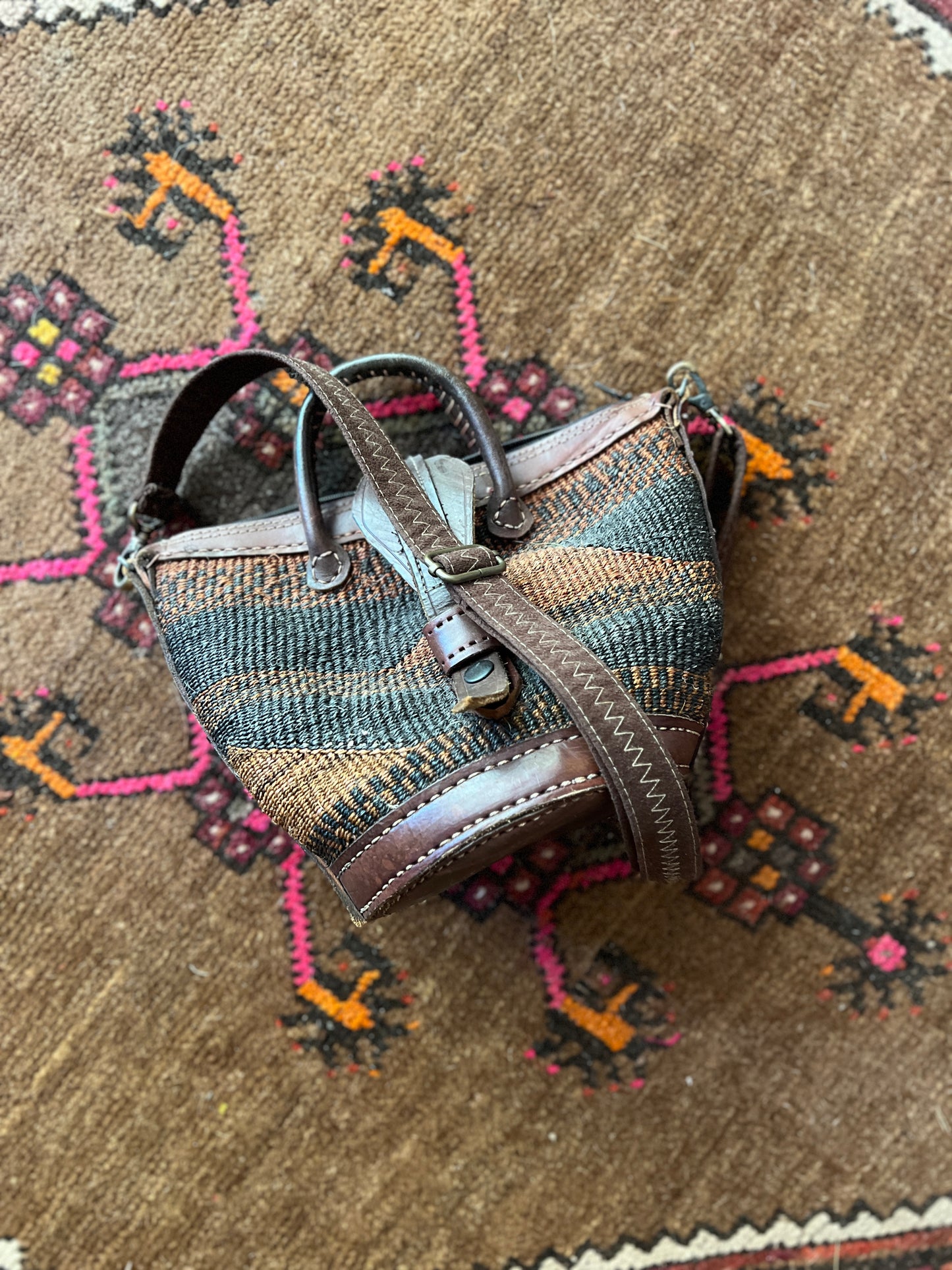 VINTAGE 80’s Sisal Bag