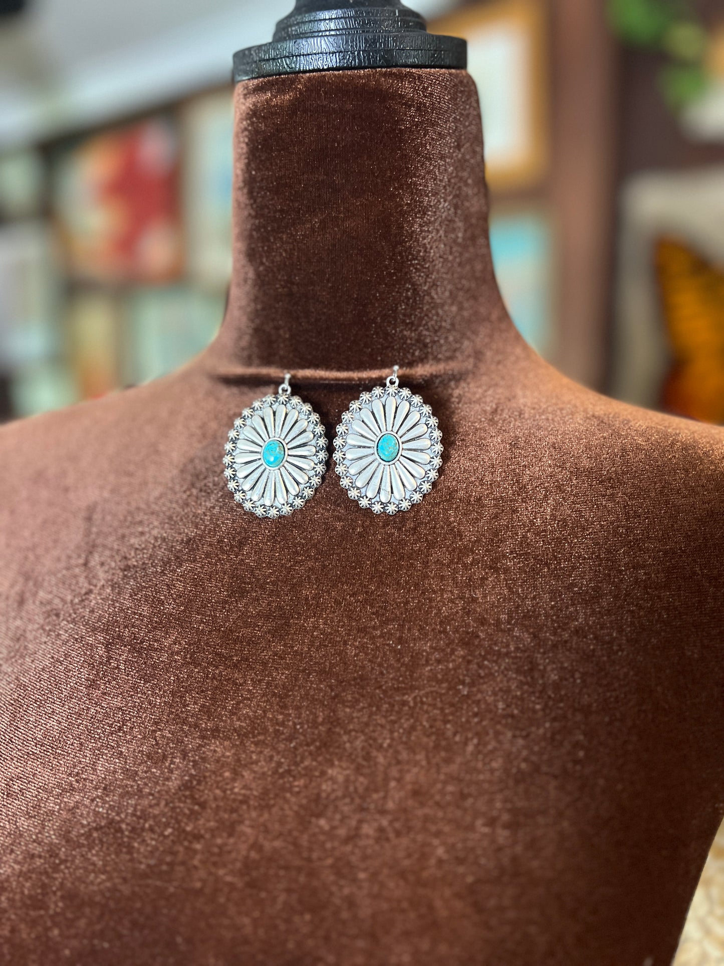 ISAC Bohemian Concho Earrings