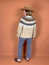 Load image into Gallery viewer, VTG 70&#39;s Handmade Knit Mohair Wool Scandinavian Jumper 10-12