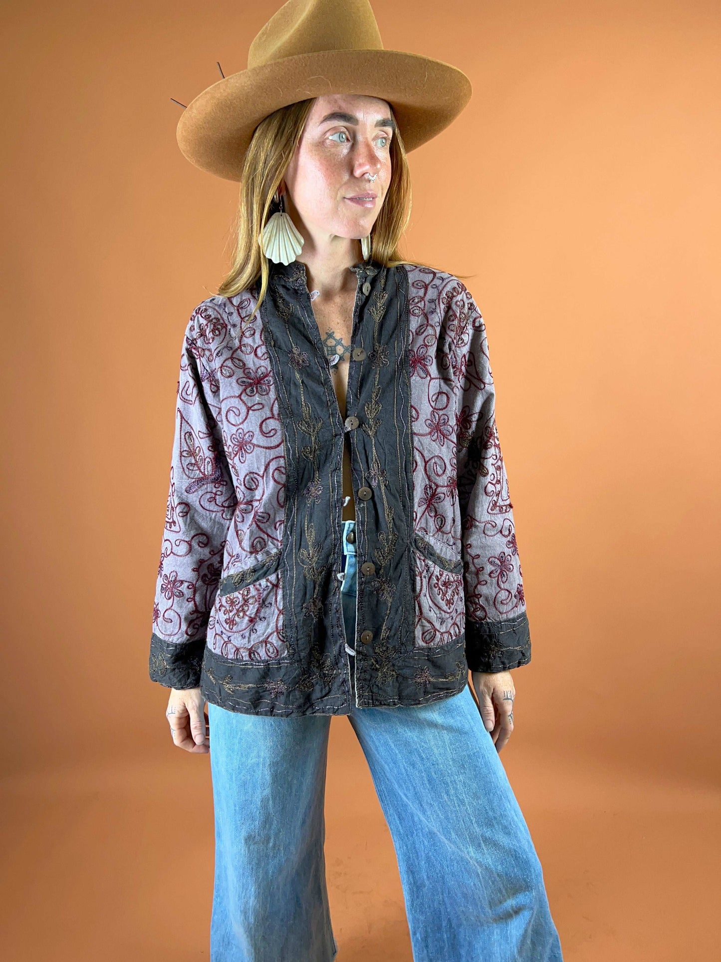 VTG 80's/90's Embroidered Cotton Jacket 12