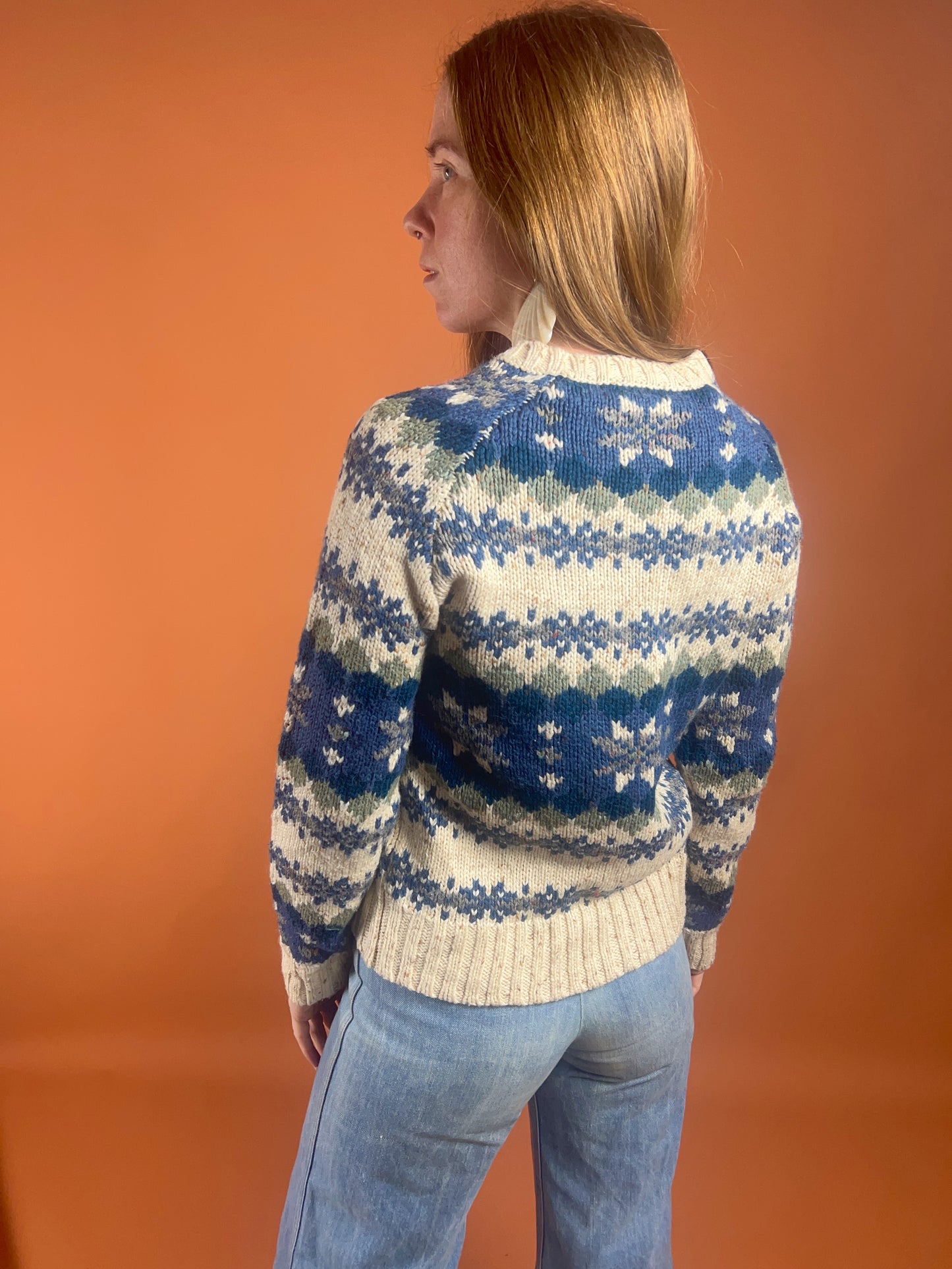 VTG 80’s Cotton Knit Jumper 8-10