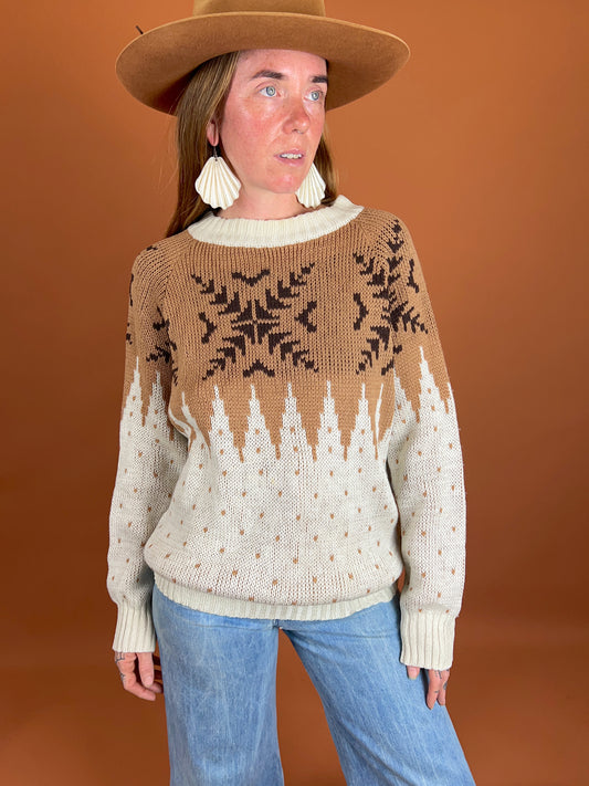 VINTAGE 70's Knit Jumper 10-12