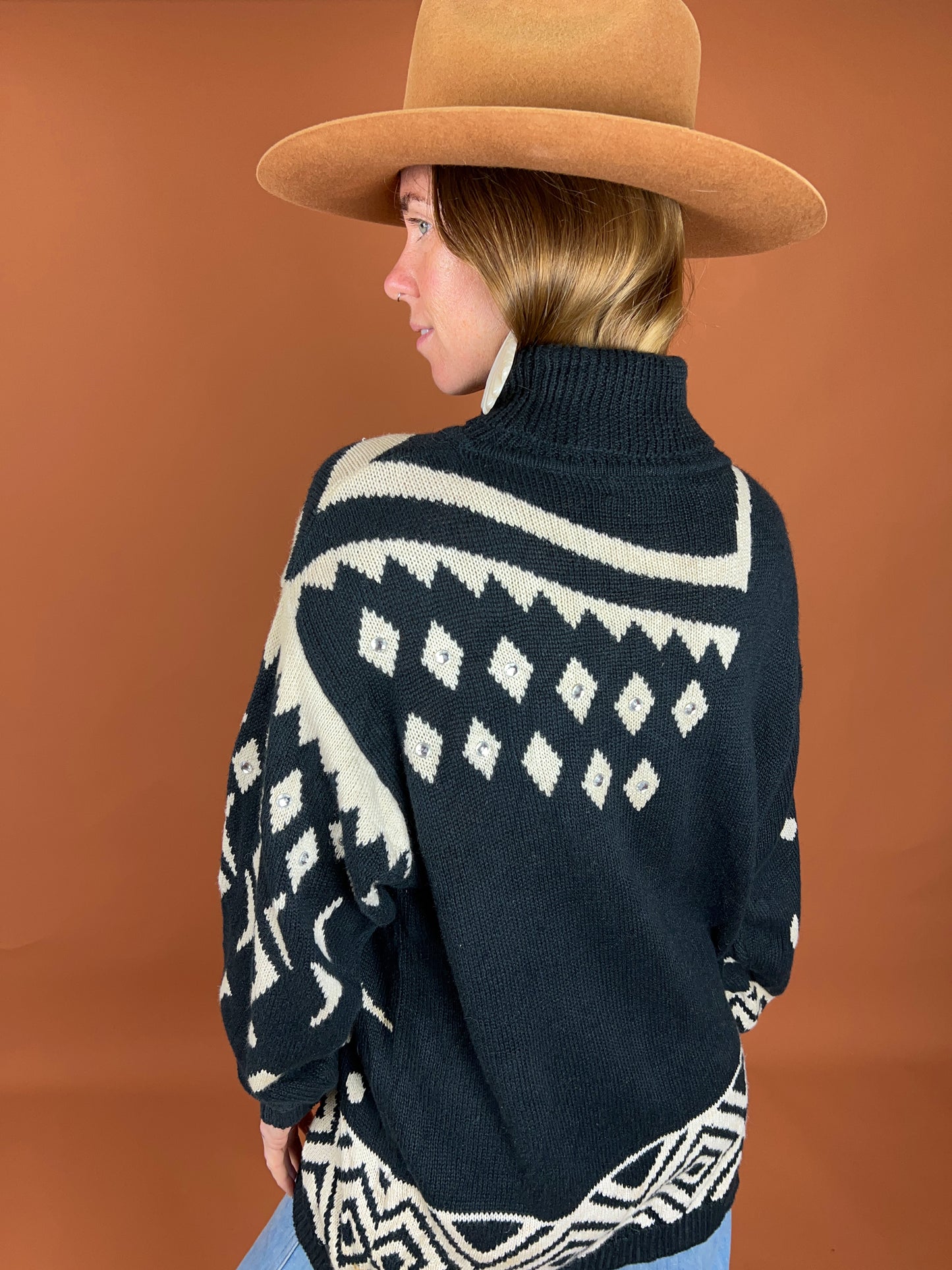 VINTAGE 80's Knit Jumper 14-16