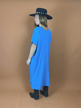 Load image into Gallery viewer, VTG 70&#39;s/80&#39;s Woven Cotton Tribal Dress 12-14