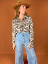 Load image into Gallery viewer, VTG 90&#39;s Paisley Floral Shirt 8-10