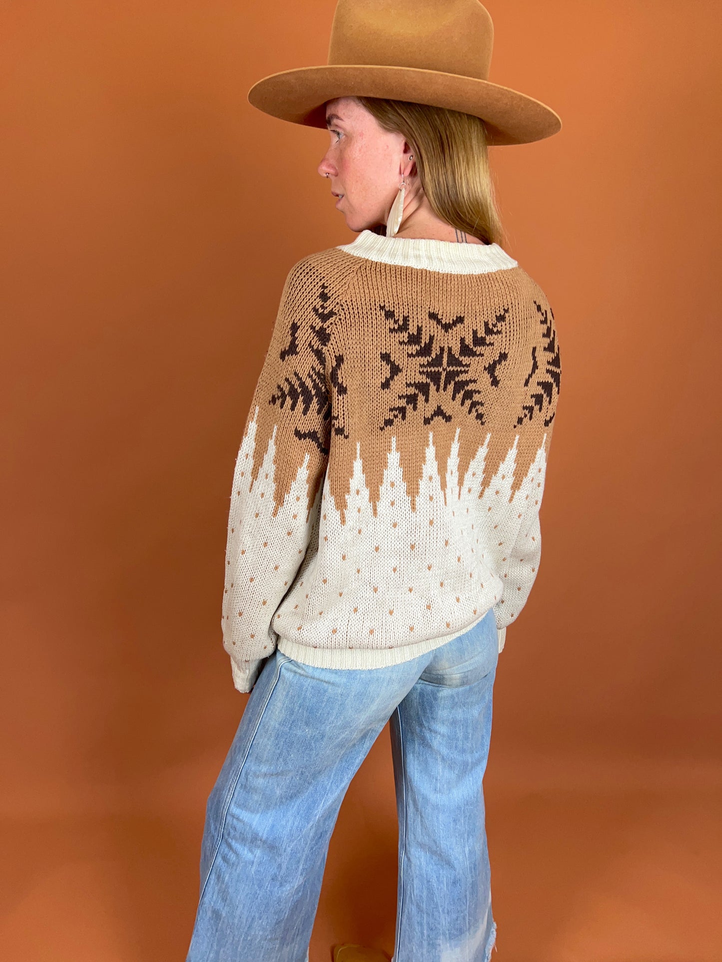 VINTAGE 70's Knit Jumper 10-12
