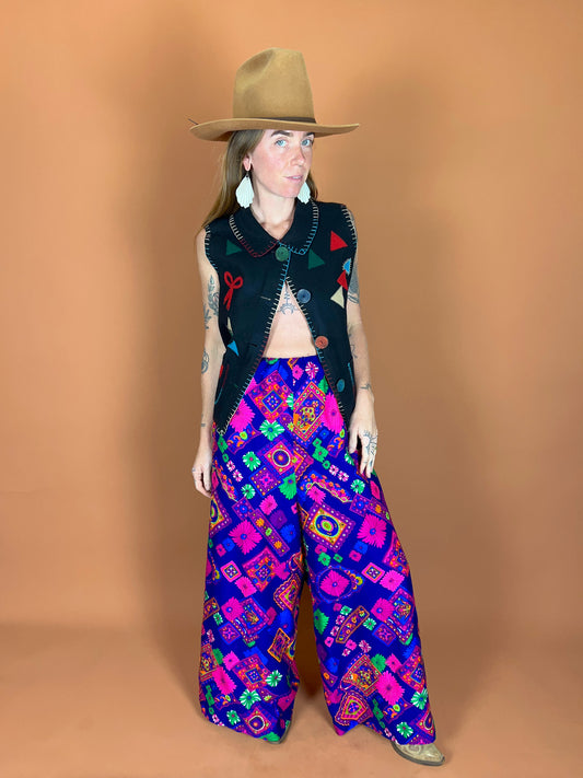 VINTAGE 60's Wrap Pants OS