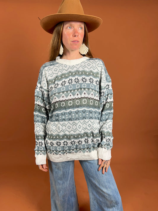 VINTAGE 80's Knit Jumper 14-16