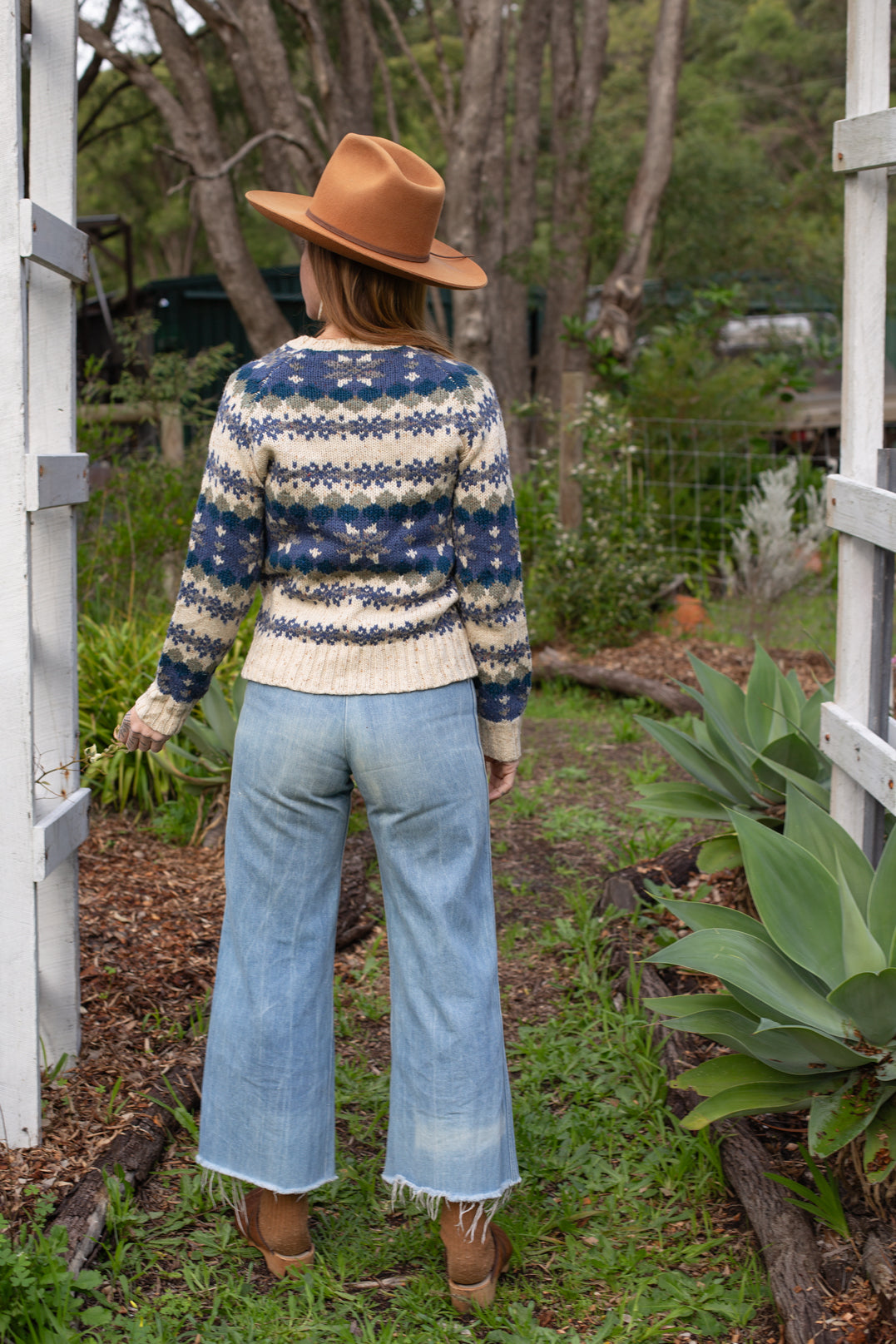 VTG 80’s Cotton Knit Jumper 8-10