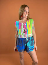 Load image into Gallery viewer, SECOND SHINE SLOW FASHION Towel Tie Front Vest 8-12
