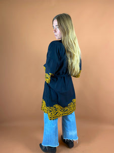 VTG 70's/80's Cotton Kimono OS