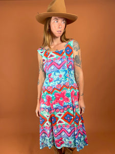 VTG 60's/70's Cotton Adini Dress 10