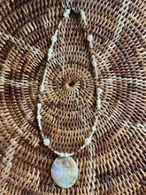 Load image into Gallery viewer, BEADED SUNRAYS Mother Of Pearl Shell, Freshwater Pearl Necklace
