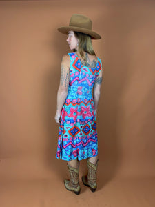VTG 60's/70's Cotton Adini Dress 10