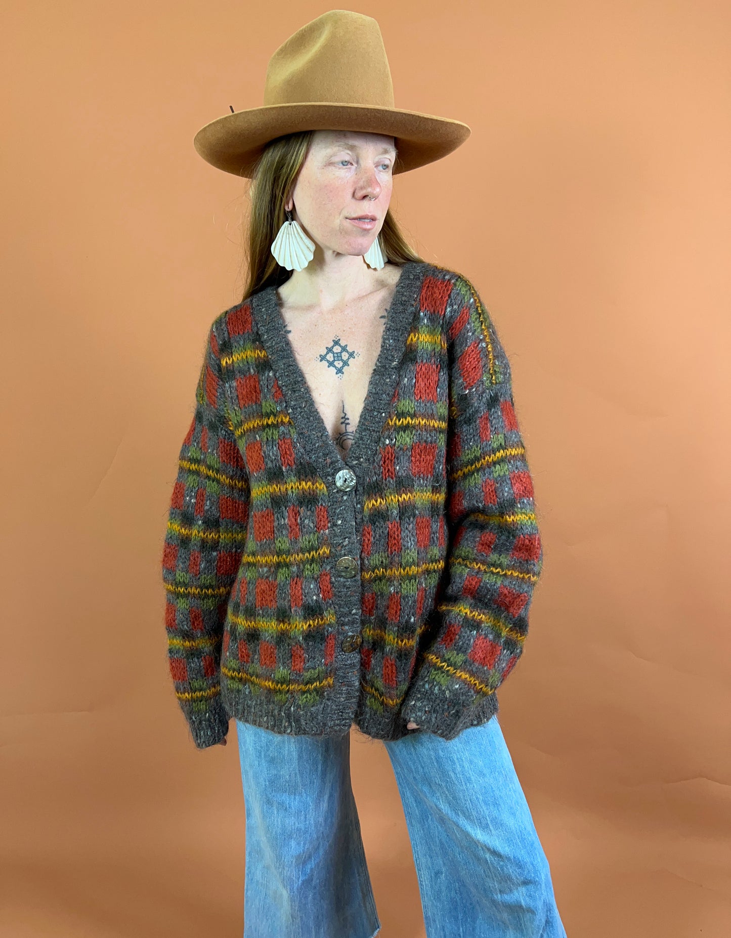 VINTAGE 80’s Cardigan 14-16