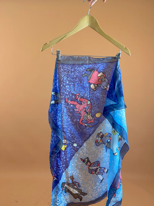 VTG 70's Silk Scarf