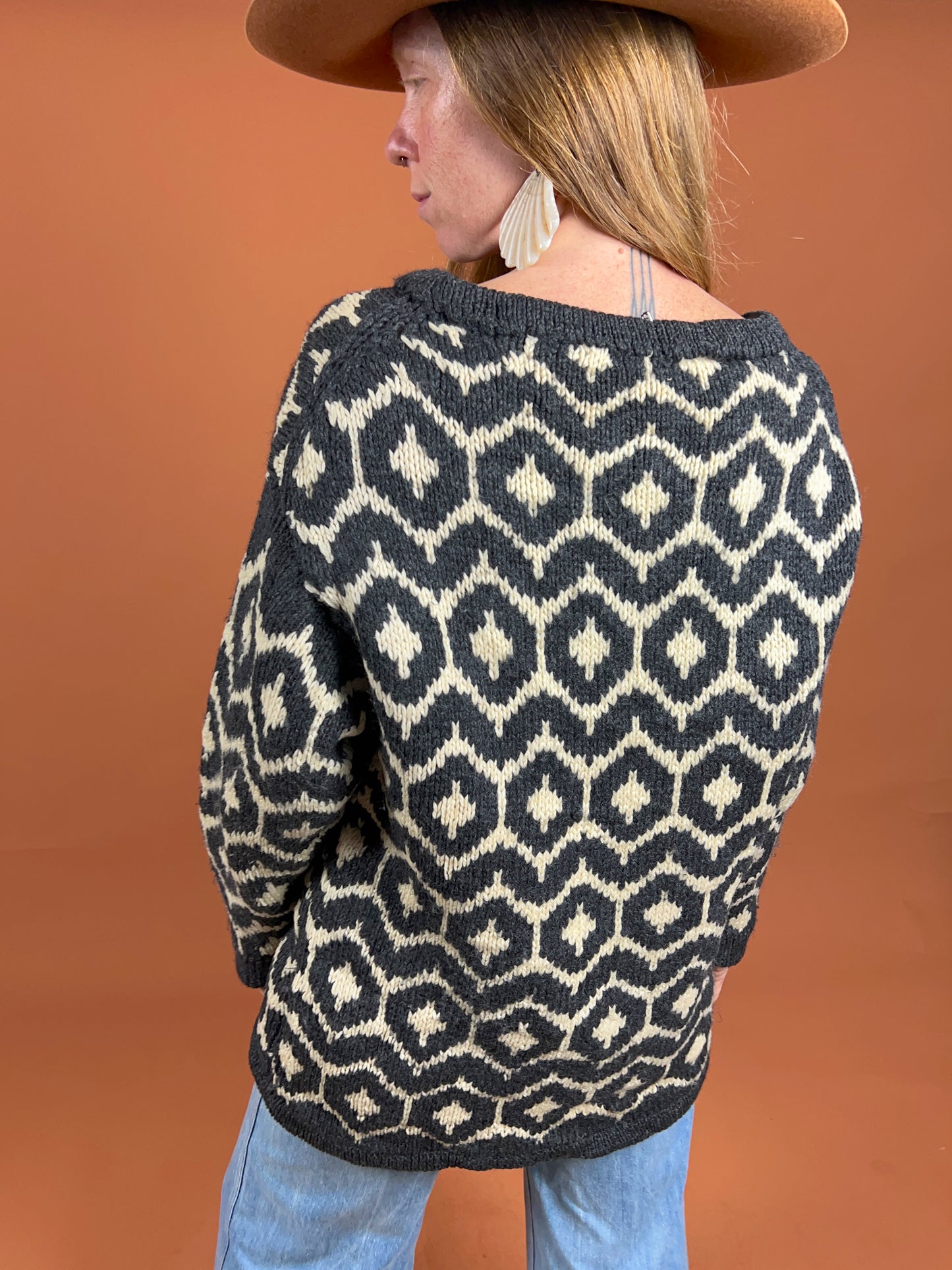 VINTAGE 70's Knit Jumper 14
