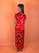 Load image into Gallery viewer, VTG 70&#39;s Chinese Brocade Maxi 10