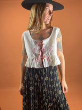 Load image into Gallery viewer, SECOND SHINE SLOW FASHION Tie Front Blouse 12-14