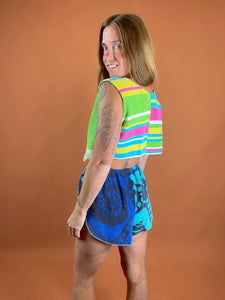SECOND SHINE SLOW FASHION Towel Tie Front Vest 8-12