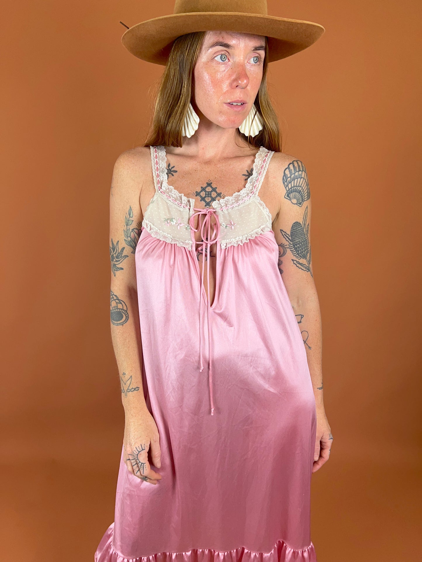 VINTAGE 70's Slip Dress 12-14