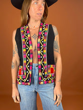 Load image into Gallery viewer, VTG 70&#39;s/80&#39;s Embroidered &amp; Button Vest 10-12