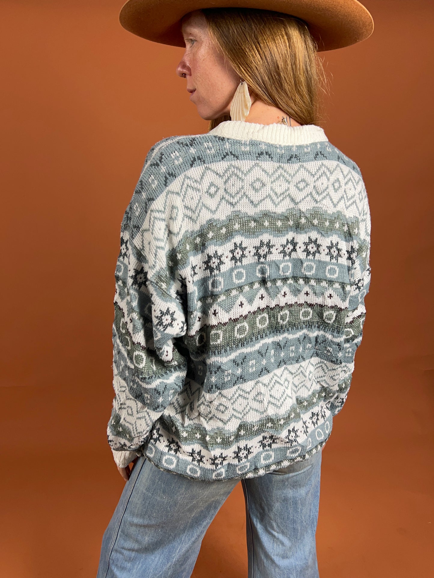VINTAGE 80's Knit Jumper 14-16