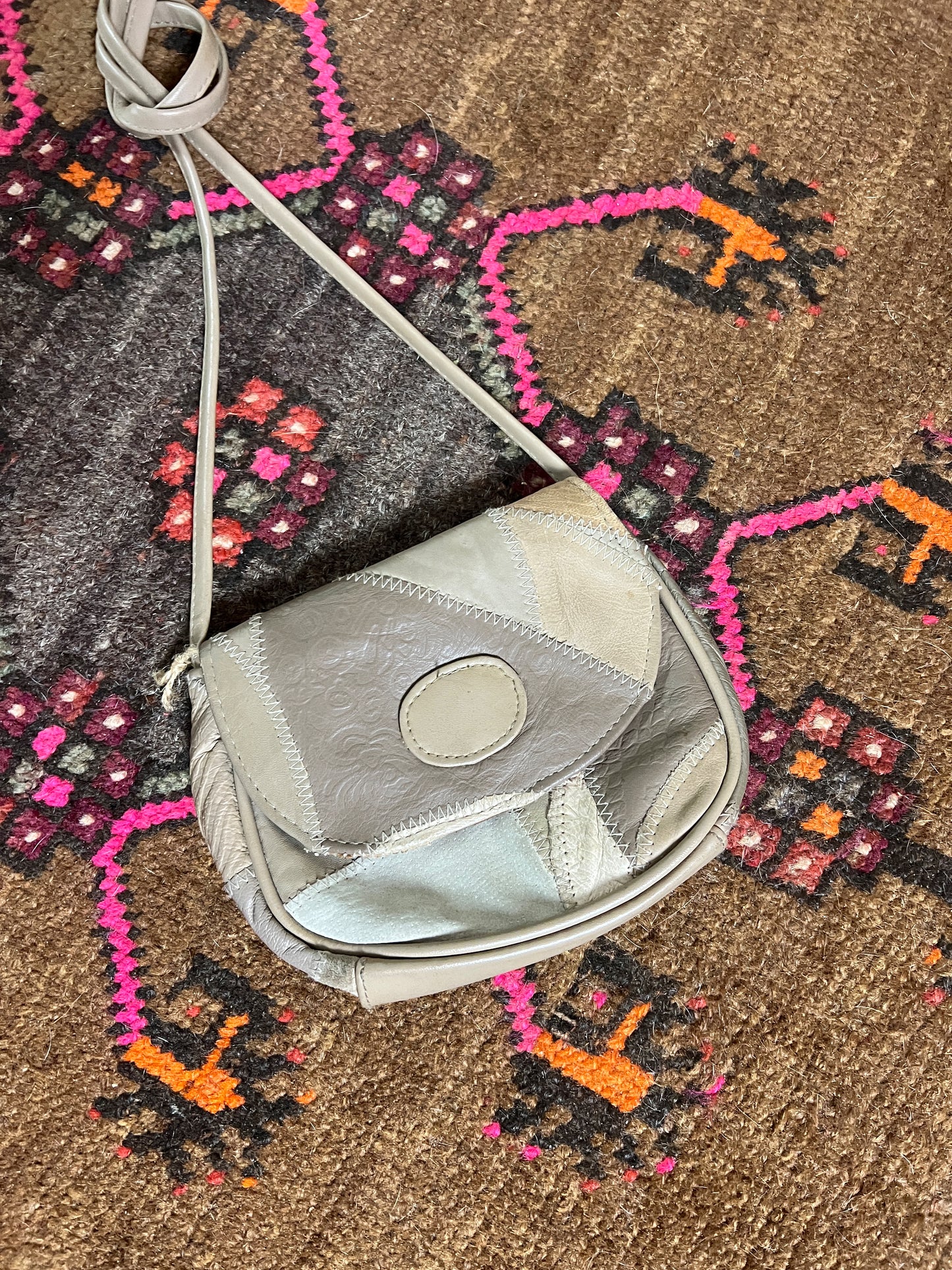 VINTAGE 70’s Patchwork Leather Bag