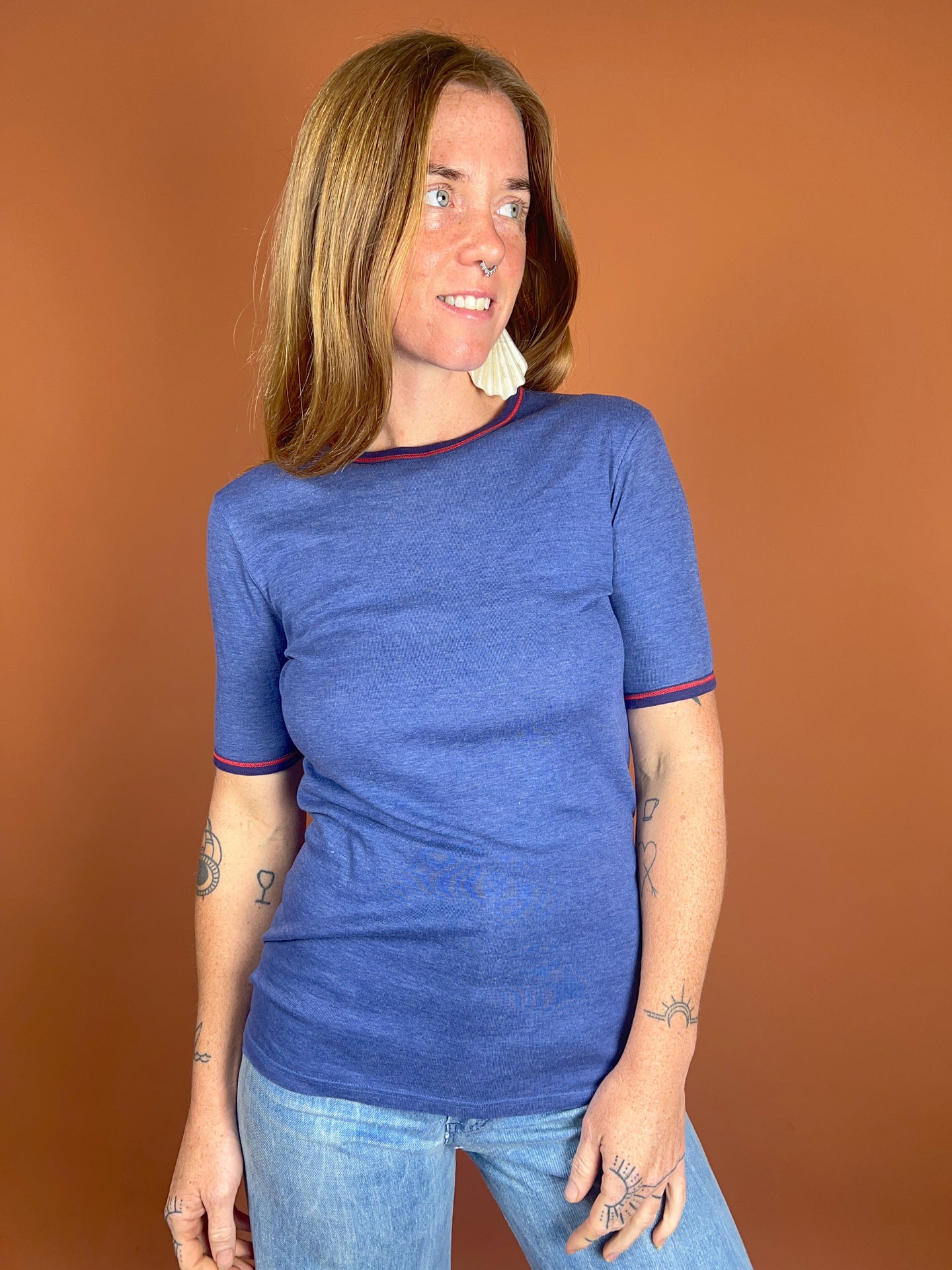 VTG 70's Ringer T-shirt 10
