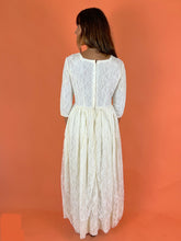 Load image into Gallery viewer, VTG 70&#39;s Lace Dress 10-12