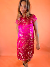 Load image into Gallery viewer, VTG Chinese Brocade Dress 10