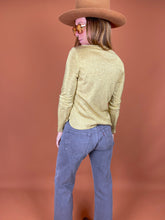 Load image into Gallery viewer, VTG 60&#39;s/70&#39;s Golden Lurex Shimmer Long Sleeve Top 8