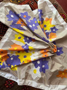 VTG 70's/80's Floral Scarf