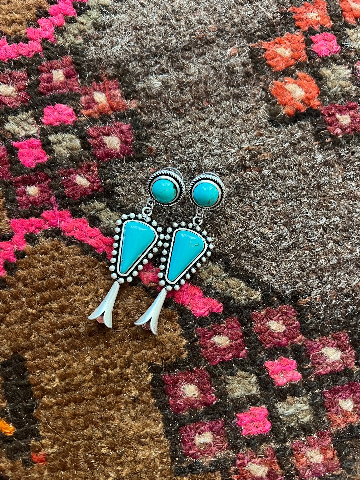 ISAC Squash Turquoise Post Earrings