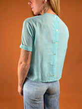 Load image into Gallery viewer, VTG 50&#39;s/60&#39;s Mini Pleat Blouse 8-10