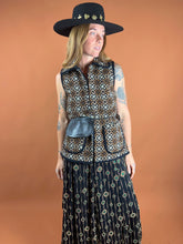 Load image into Gallery viewer, VTG 70&#39;s Black Lizard Leather Small Bag