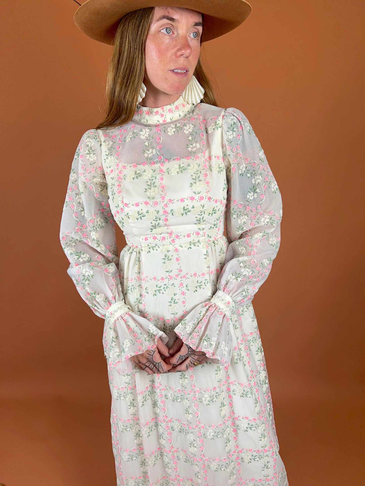 VINTAGE 60's Maxi Dress 6