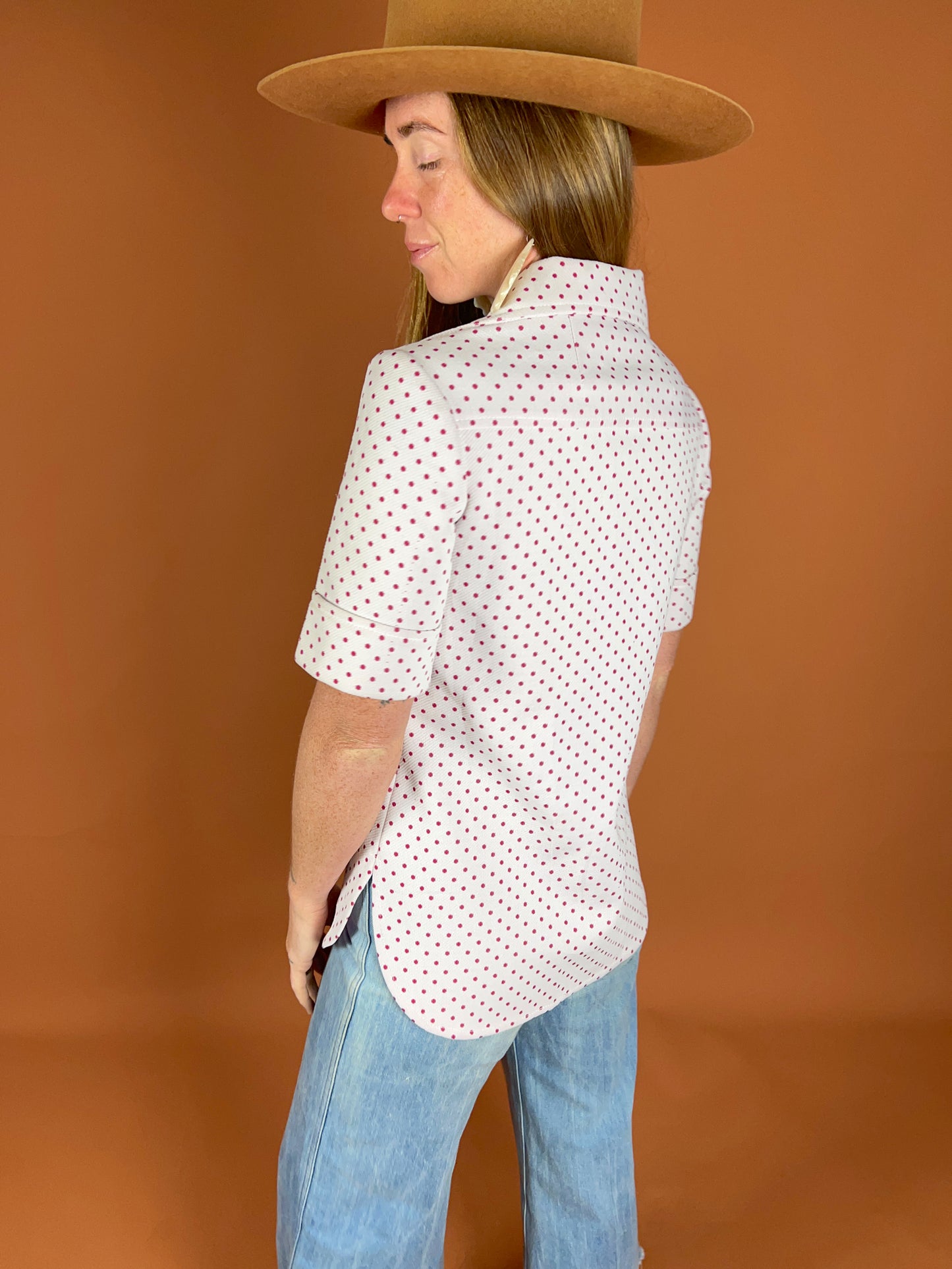 VINTAGE 70's Safari Shirt 8-10