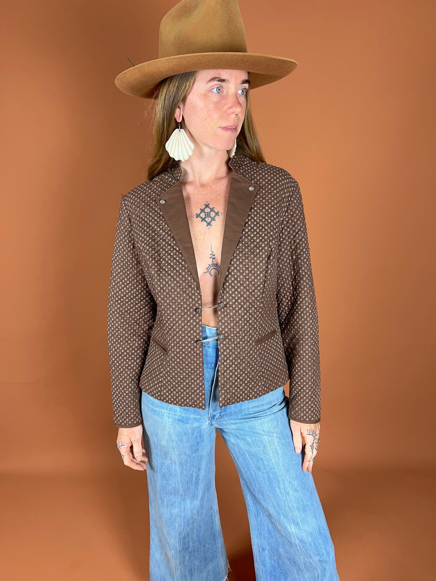 VINTAGE 80's Quilted Jacket 12