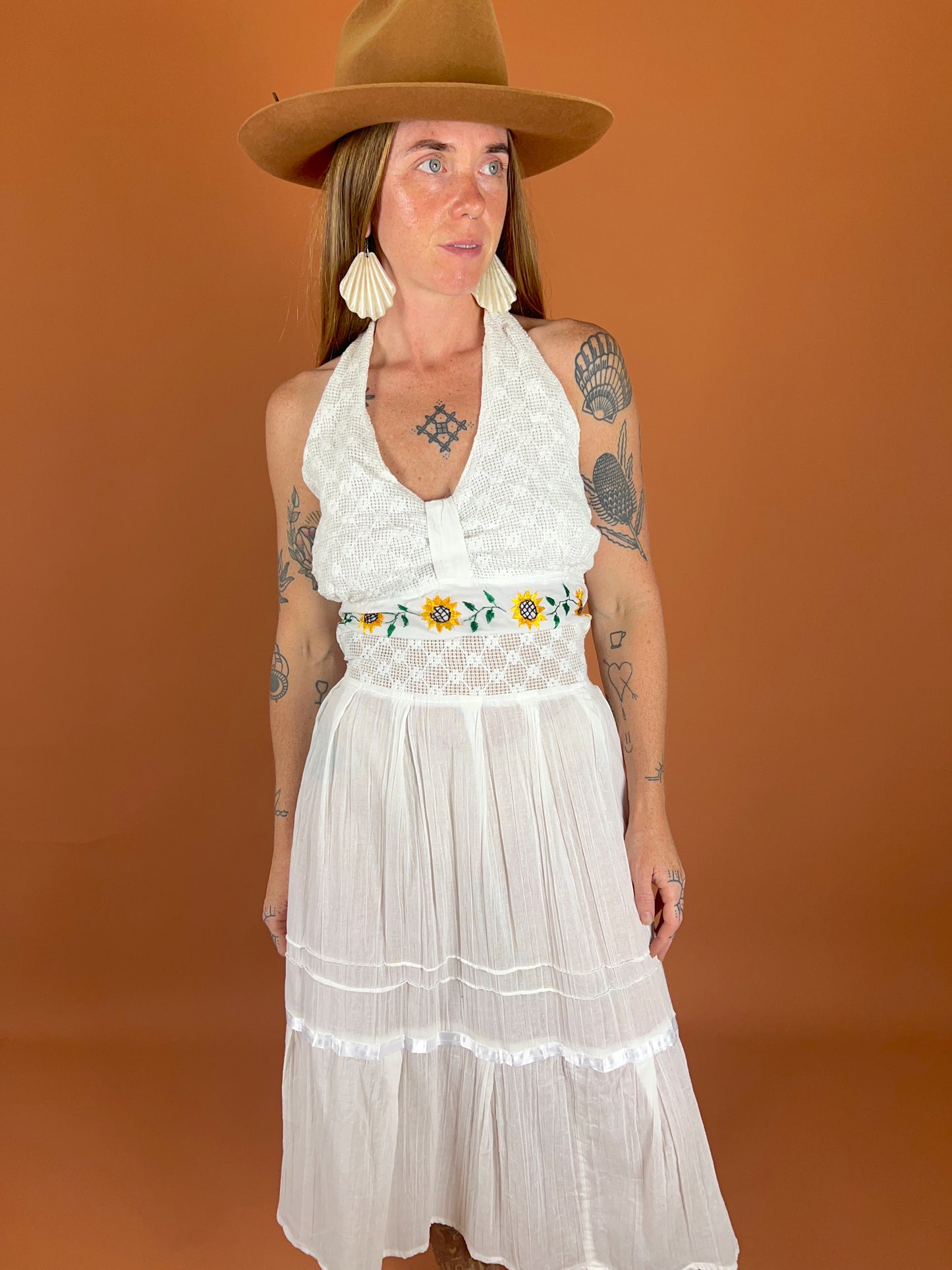 VINTAGE 60's Mexican Dress 12-14